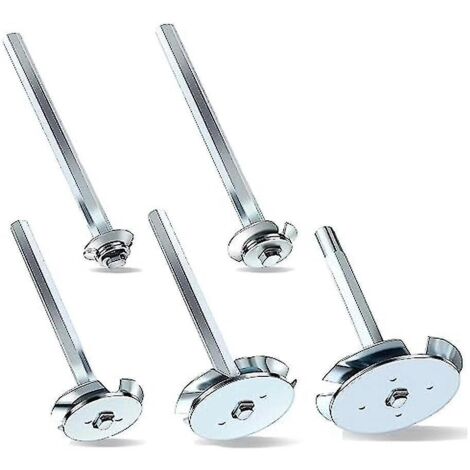 Ensemble de 5 pièces pour douilles de raccords PVC, alésoir et coupe-tubes pour retirer les raccords Sch 40 du moyeu, compatible avec perceuse à vitesse variable 1/2 po.