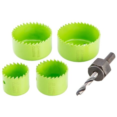 Ensemble de 5 scies cloches Verto 32-54 mm – Acier rapide