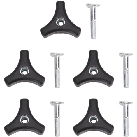 Ensemble de 5 vis de fixation triangulaires pour poignées de tondeuse à gazon, accessoires de rechange