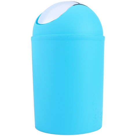 Ensemble de 6 accessoires salle de bain : poubelle, porte-savon, distributeur, verre et porte-brosse à dents