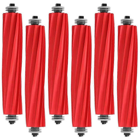 Ensemble de 6 brosses en caoutchouc anti-emmêlement pour aspirateur Roborock Qrevo S/MaxV/Pro/Plus, Q Revo, S7, QV 35A.