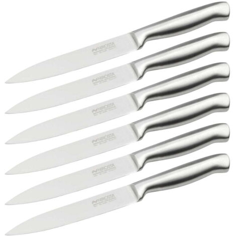 Ensemble de 6 Couteaux de cuisine universel 24 cm en tout Nirosta Star