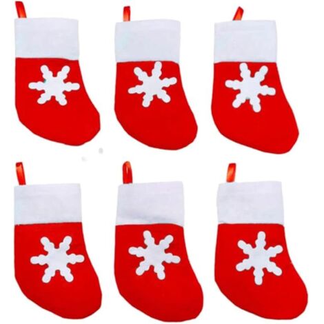 Ensemble de 6 couverts de cuisine avec porte-argenterie, chaussettes, décorations de table de Noël, couverts de Noël
