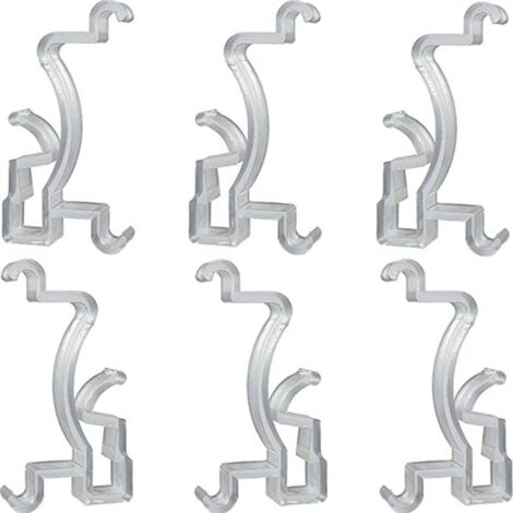 Ensemble de 6 garnitures de stores 48mm, accessoires de garnitures de rideaux, kit de stores