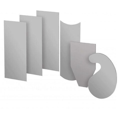 Ensemble de 6 grattoirs à cartes de formes variées pour le travail du bois