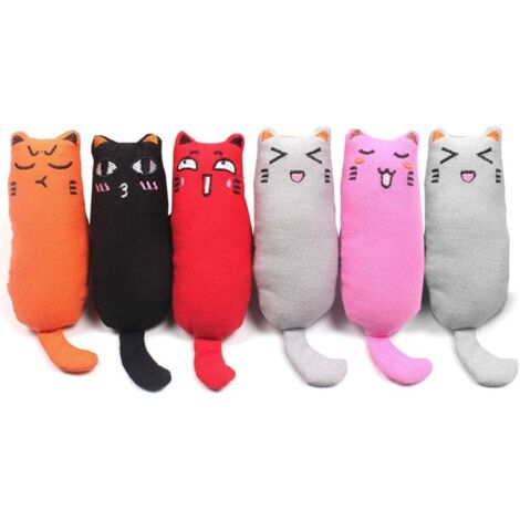 Ensemble de 6 jouets interactifs à l'herbe à chat pour chats
