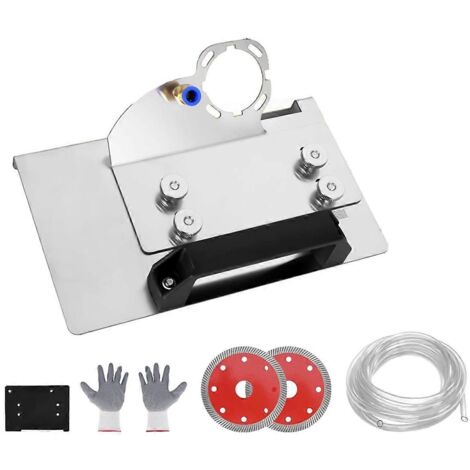 Ensemble de 6 supports pour meuleuse d'angle, chanfrein à 45° pour carrelage (voir illustration)