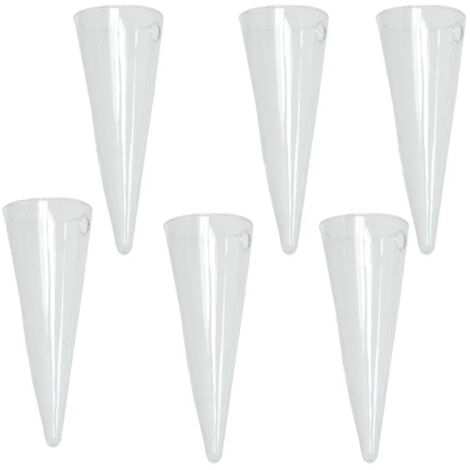 Ensemble de 6 vases muraux de formes varies pour plantes