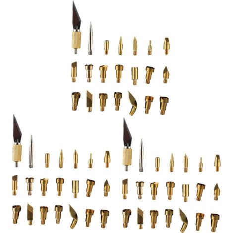 Ensemble de 66 pointes de fer souder