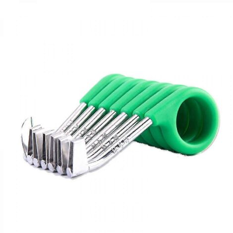 Ensemble de 7 coupe-écorces annulaires, outils de taille pour arbres fruitiers et vignes en acier au manganèse, sécateur et couteau à écorcer, couteau à écorcer annulaire.