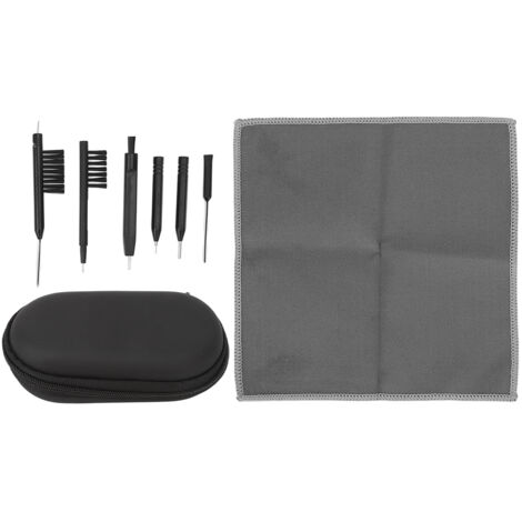 Ensemble de 7 Pièces pour Appareil Auditif - Nettoyage Multifonction avec Brosse, Aimant et Boucle à Cire Portable