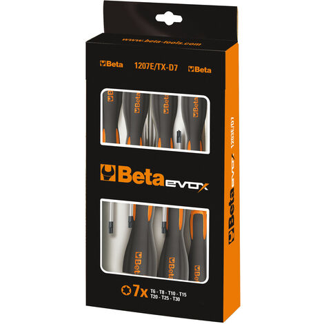 Ensemble de 7 Torx Torx Evox 1207E / TX-D7 Beta