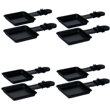 Ensemble de 8 poêlons à raclette Rotel Swiss Tradition