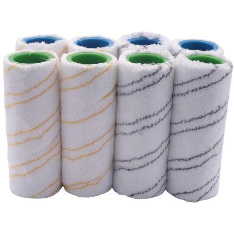 Ensemble de 8 rouleaux pour nettoyeur de sols électrique Karcher FC7 FC5 FC3 FC3D 2.055-007.0 / 2.055-006.0
