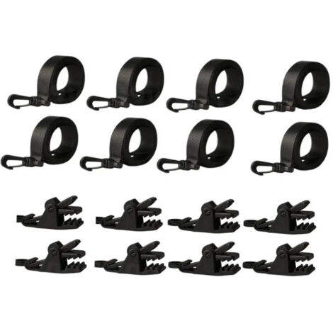 Ensemble de 8 sangles de fixation pour enrouleur de couverture solaire de piscine