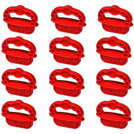 Ensemble de bagues d'espacement pour gabarit de pont 1/4-12 pièces - Rouge