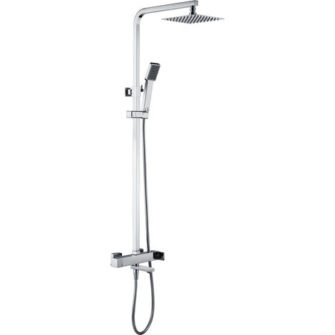 Ensemble de baignoire avec mitigeur  Modèle FIYI  Couleur Gris finition en chrome [IMEX®]