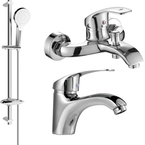 Ensemble de baignoire Mexen Fabia DB05, chrome - 746503DB05-00