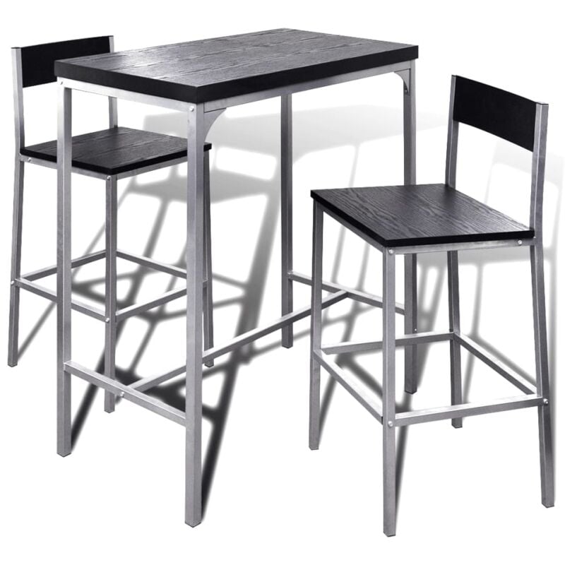 Ensemble de bar à petit-déjeuner, Table Mange-Debout Tabouret Haute Cuisine Set, Salle à Manger Bistrot LCS9808 design in