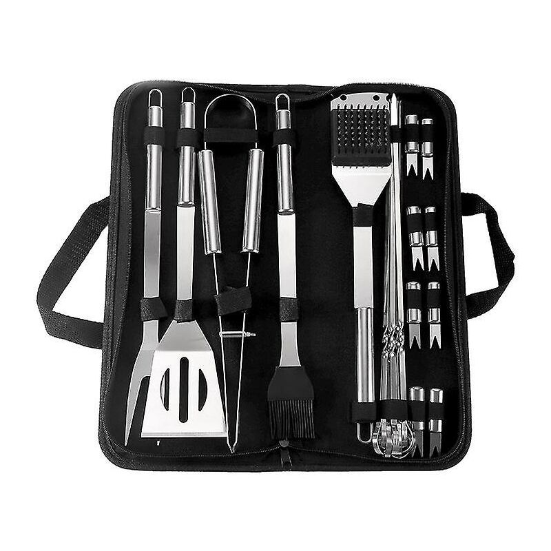Hyy Ar - Ensemble de barbecue en plein air Ensemble de gril Ensemble de gril en acier inoxydable Outil de combinaison de barbecue