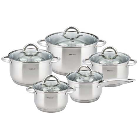 ENSEMBLE DE BATTERIE DE CUISINE KINGHOFF KH-4449 10 PIÈCES