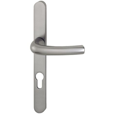 Ensemble de béquille plaque étroite Tokyo - HOPPE AG - Aspect Inox - Saillie normale - Pour porte 68 à 77 mmCarré de 8 mm - EA 92 mm