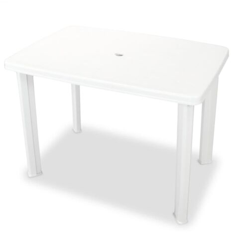 Ensemble de bistro 3 pcs  Mobilier de jardin Plastique Blanc