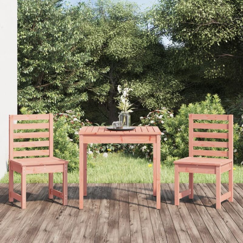 Vidaxl - Ensemble de bistrot de jardin 3 pcs bois massif Douglas