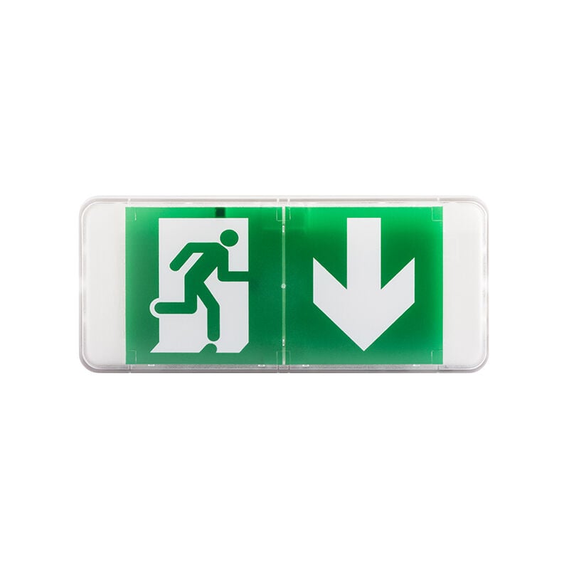 Ensemble de Bloc de Sécurité (baes) sati et 3 Pictogrammes Evacuate