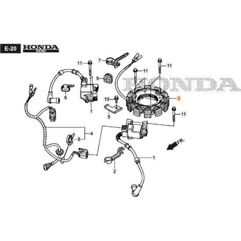 ENSEMBLE DE BOBINE ÉLECTRONIQUE D'ORIGINE STIGA - 118552189/0