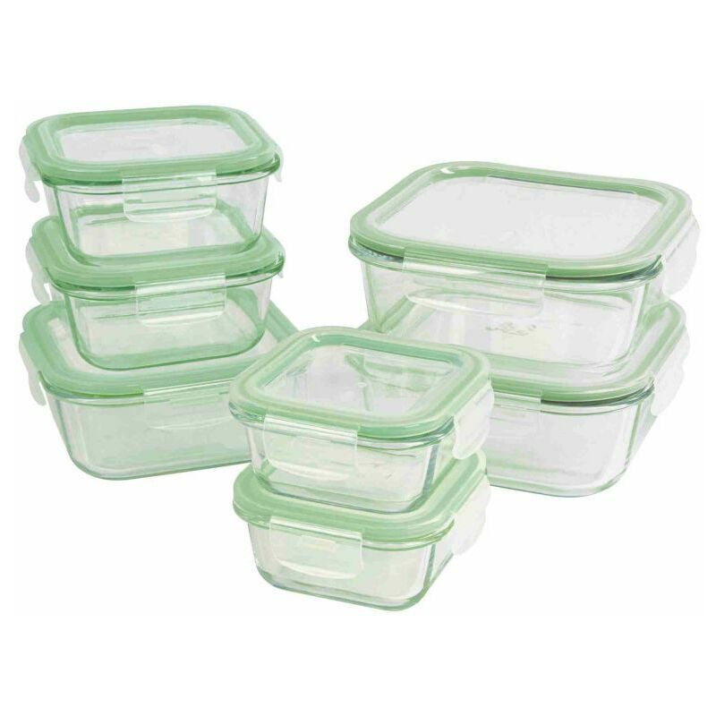Ensemble de boite de conservation en verre 7 pièces Classbach C-FHD4010G