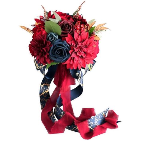 Ensemble de bouquets en soie pour compositions florales de mariage à faire soi-même, décorations de fête et d'intérieur