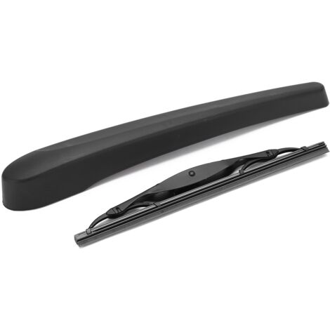 Ensemble de Bras d'essuie-glace Arrière Heckscheibenwischer Abs Caoutchouc Métal Ensemble de Bras d'essuie-glace Arrière de Voiture 95915136 Noir Remplacement pour Ensemble de.