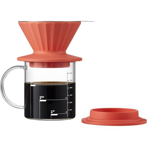 Ensemble de brassage à verser BUYDEEM, modèle CD1024, orange vif