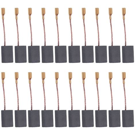 Ensemble de Brosses à Charbon, 20 Outils électriques pour Sèche-cheveux, Mixeur, Tondeuse, Accessoires de Perceuse à Main électrique 6x8x13mm / 0,24x0,31x0,51in
