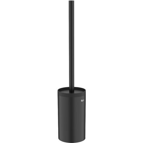 Ensemble de brosses de toilettes sur pied ROUND HOTELS - ROCA Couleur : Noir mat