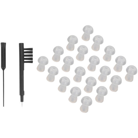 Ensemble de brosses et embouts de nettoyage pour appareils auditifs avec étui de rangement