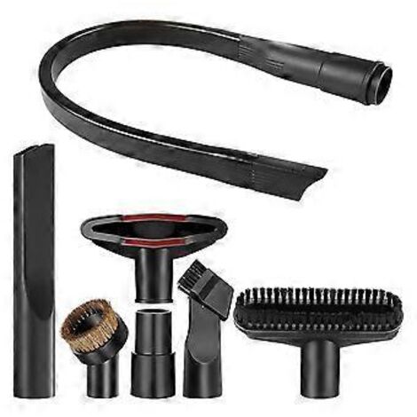 Ensemble de brosses pour aspirateur 32-35 mm, brosse universelle pour aspirateur avec suceur plat et brosse pour meubles