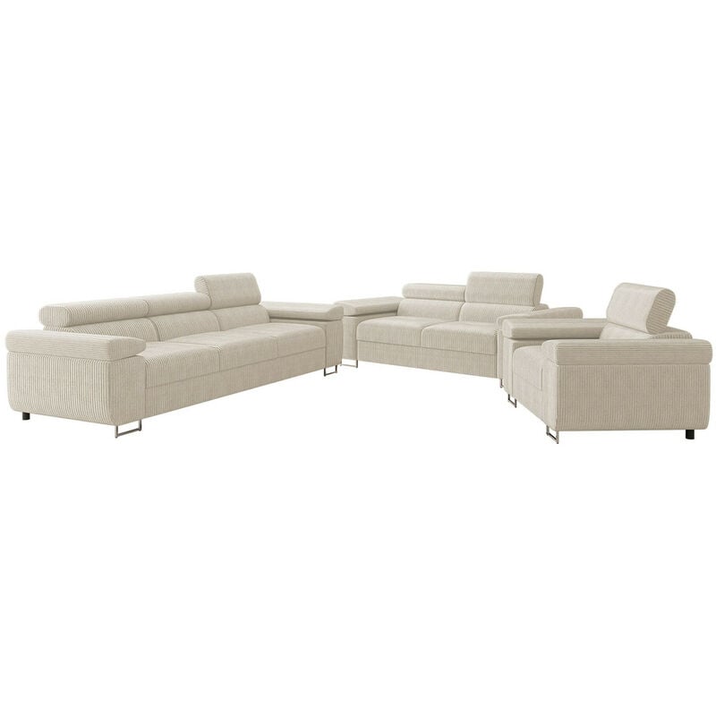 Mobilier1 - Ensemble de canapés Comfivo Eliferu 107, Poso 100, 0, Tapisserie