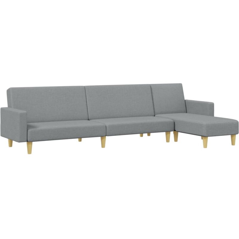 Vidaxl - Ensemble de canapés 2 pcs gris clair tissu