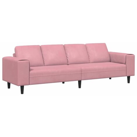 Ensemble de Canapé,Sofa pour Salon,Banquettes Rose Velours CFW938663