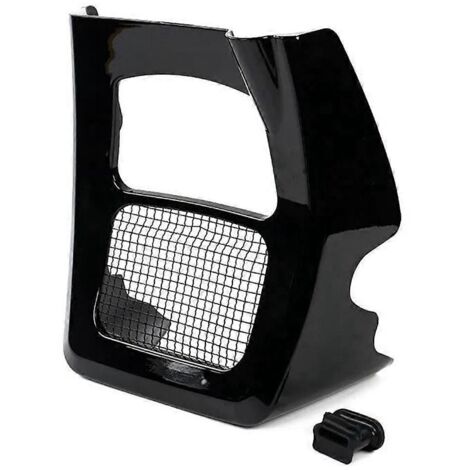 Ensemble de carénage avant, spoiler et cache-radiateur pour Harley Davidson - Noir