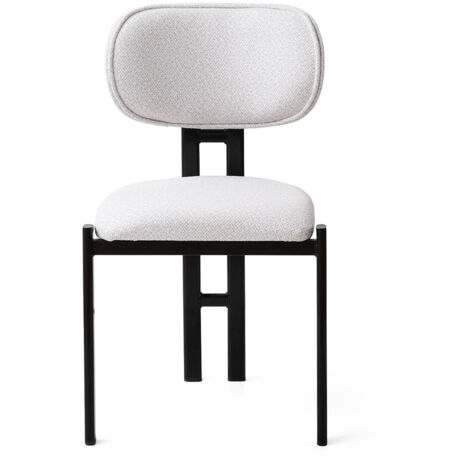 Ensemble de chaises (2 pièces) en métal "Muriz" - Blanc cassé