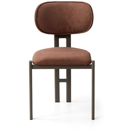 Ensemble de chaises (2 pièces) en métal "Muriz" - Tuile rouge