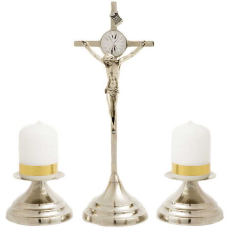 Ensemble de chants de Noël modernes en argent 21,5 cm
