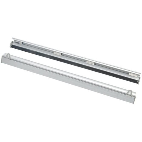 Ensemble de cintre de rails d'affichage en alliage en alliage en aluminium avec deux haches suspendues pour les expositions