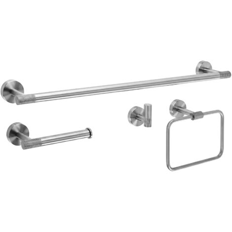 Ensemble De Cintres De Salle De Bain Rea Grid Brush Nickel