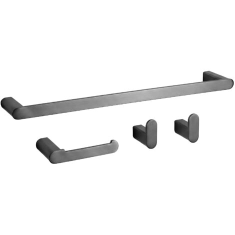 Ensemble De Cintres De Salle De Bain Rea Mati Titanium