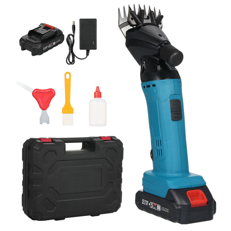 Lifcausal - Ensemble de ciseaux à laine au lithium-ion réglables à 9 dents et 6 vitesses Machine à raser au lithium-ion Machine à tondre utilisée