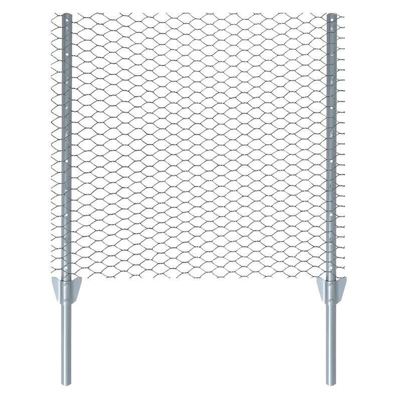 Estexo - Set de clôtures à mailles hexagonales 1,00 x 25m Set de fil de clôture 13 mm